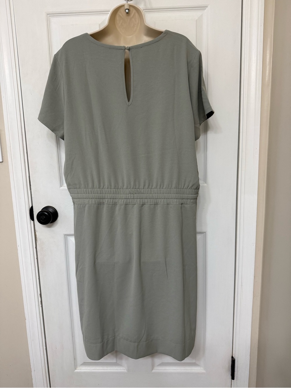 32 Degrees Cool Sage Green Soft Twill Drawstring Pocket Dress Mini XL - Picture 6 of 16